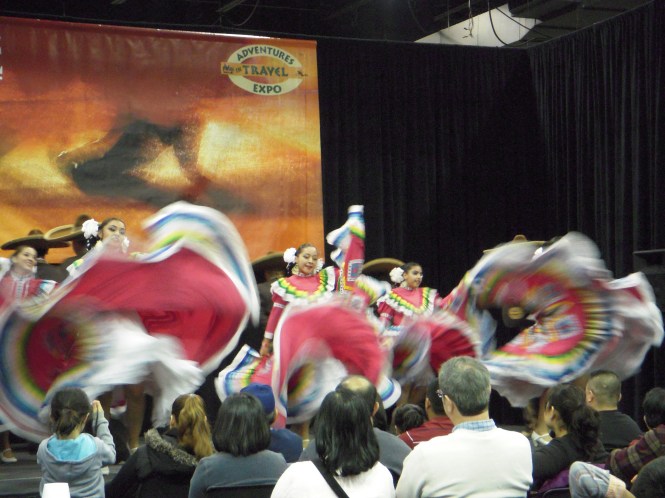 Mexican Dancing and and some beautiful dresses.