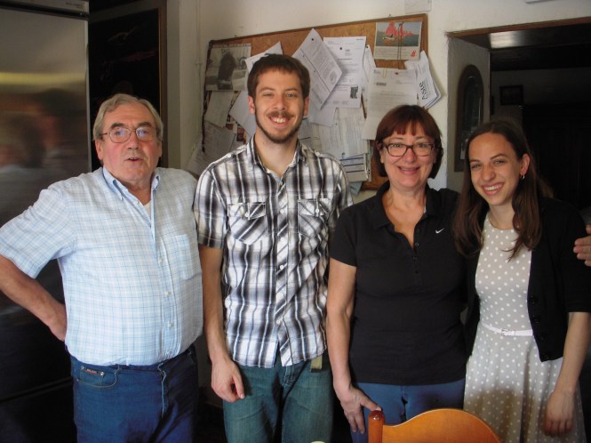 Enrico and Anna, with my brother and I.