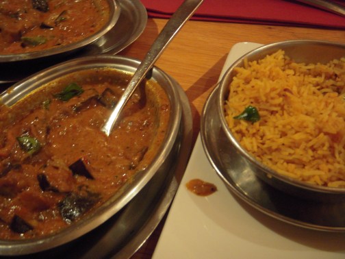 Indian dinner at Kayal restaurant.