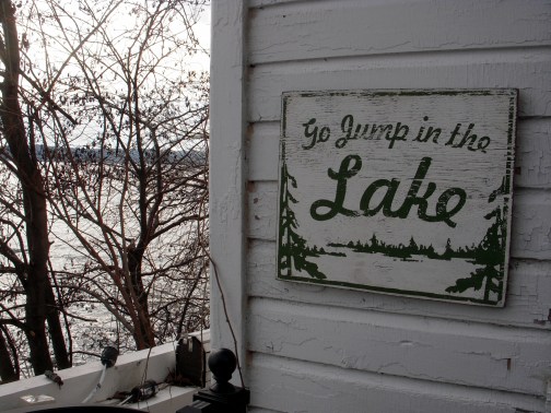 Take a walk off the end of the pier, why don't ya!