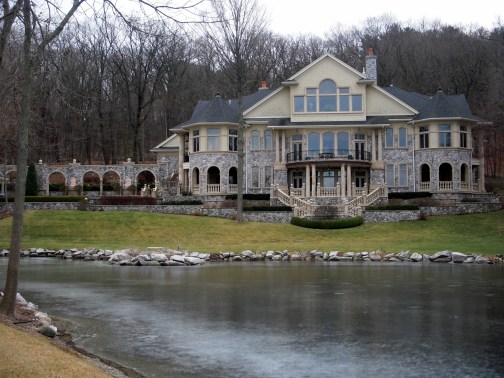 We had lunch sitting in their "backyard".