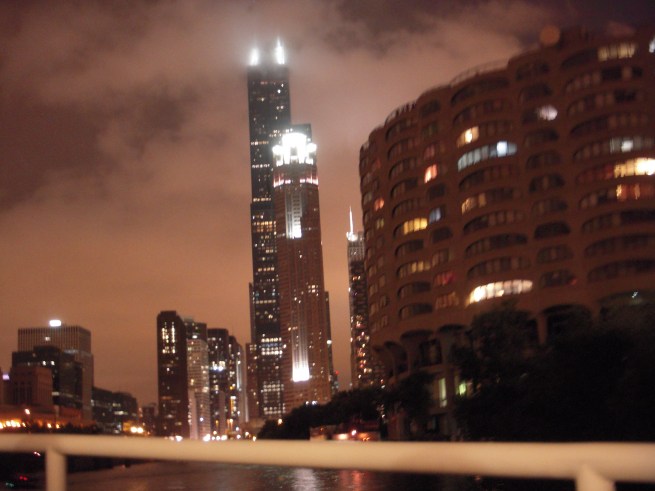 Sears Tower on a stormy evening