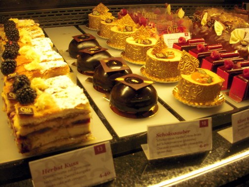 The selection at Cafe Central