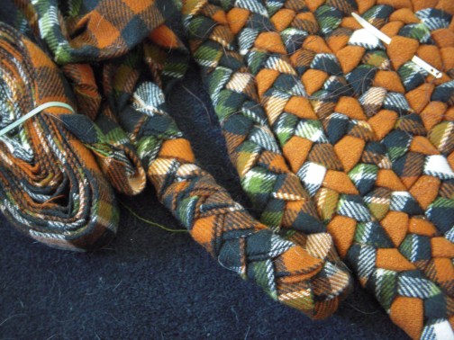 Crash course in rug-braiding - a friend thinks I should make a rug shop on Etsy!