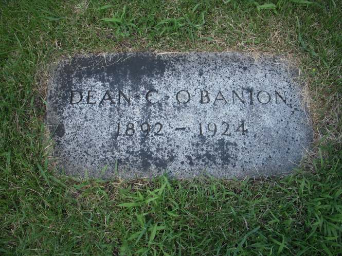 Dean or 'Dion' O'Banion, the Irish-American mobster.